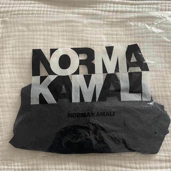 Norma Kamali Drop Shoulder Side Drape Gown in Black velvet - Picture 13 of 13